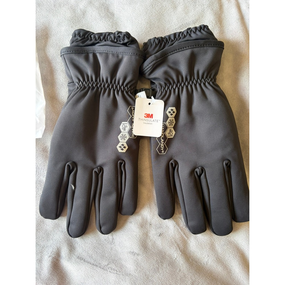 Handlandy 3M Thinsulate Insulated Winter Work Gloves Black XL NEW